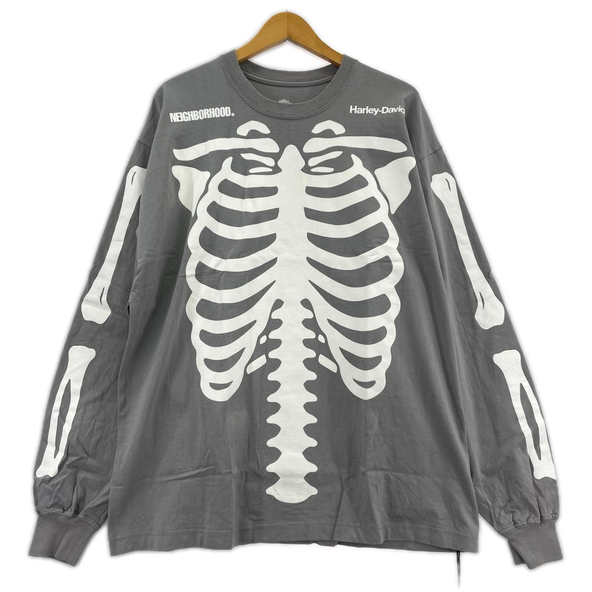 長袖Tシャツ H-D.CREWNECK LS 222PC05N-CS01 (L) グレー L グレー