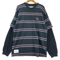 長袖Tシャツ SLDR 02 Long Sleeve T-Shirt 252ATDT-CSM20 ブラック