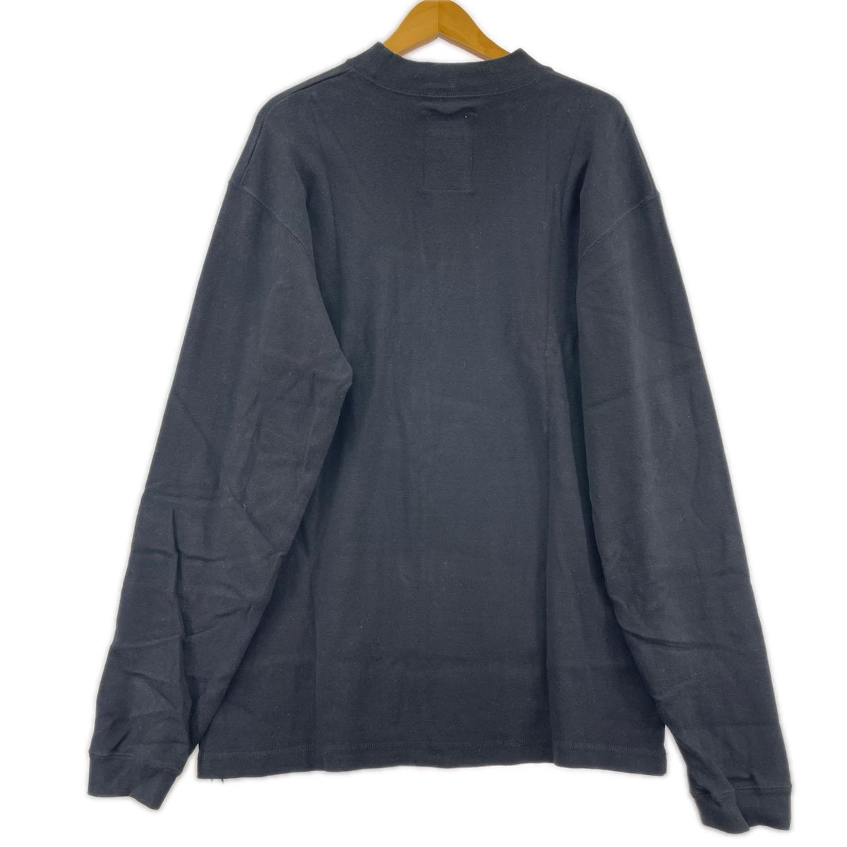 長袖Tシャツ RIB/C-MN.LS 201MBNH-CSM04 (M) M ブラック