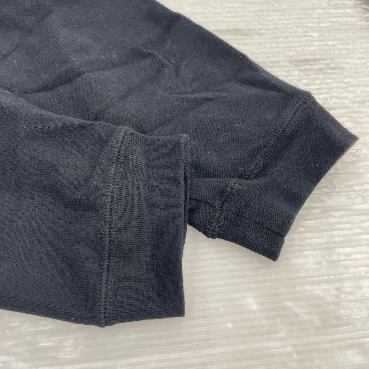 長袖Tシャツ RIB/C-MN.LS 201MBNH-CSM04 (M) M ブラック