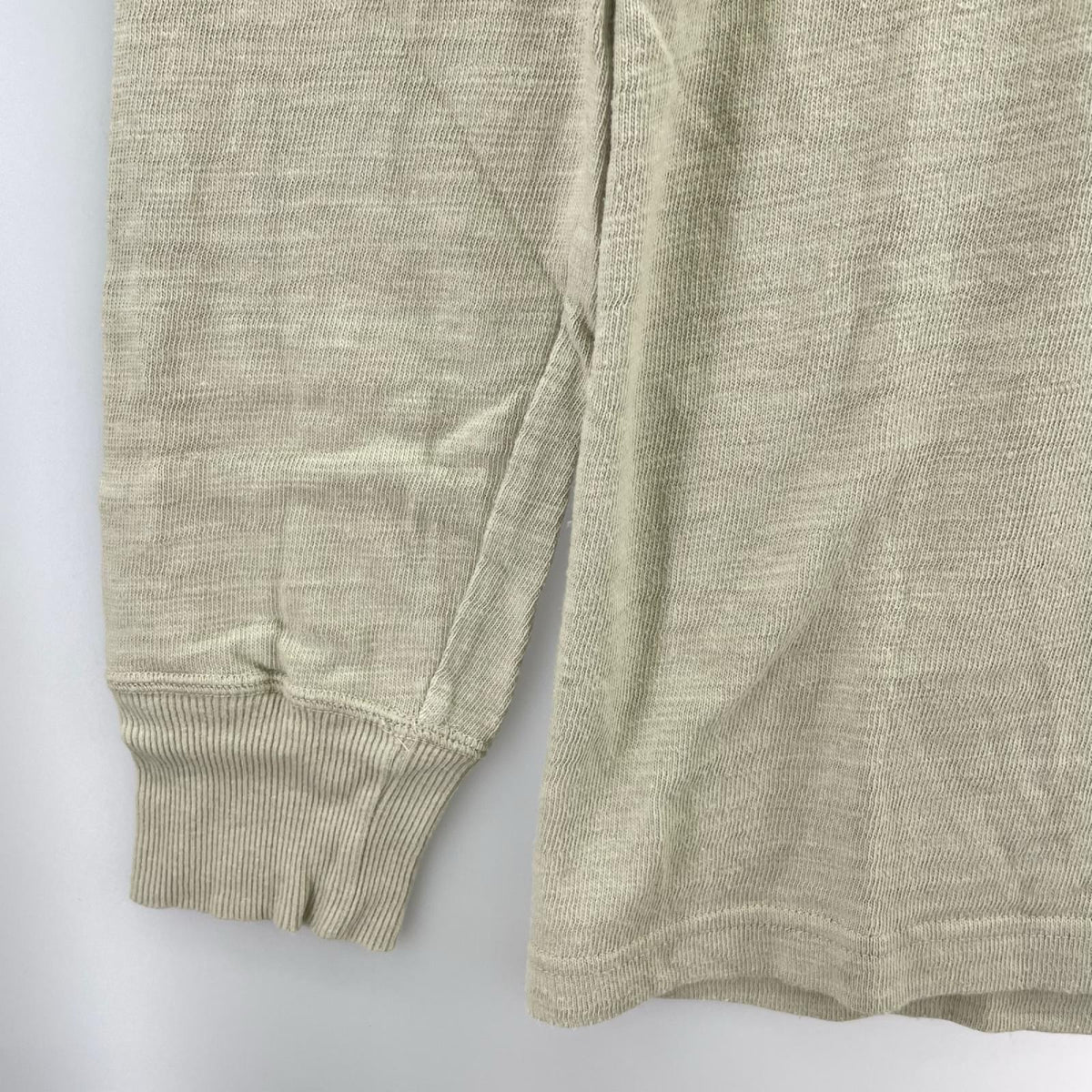 長袖Tシャツ WOD/C-NH.LS 142ATNH-CSM04 (M) ベージュ M ベージュ