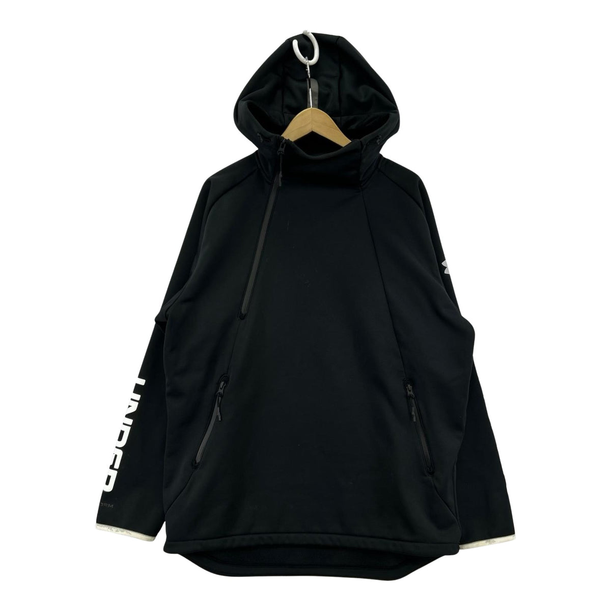 ジャケット ジップアップ 黒 (XL) ブラック