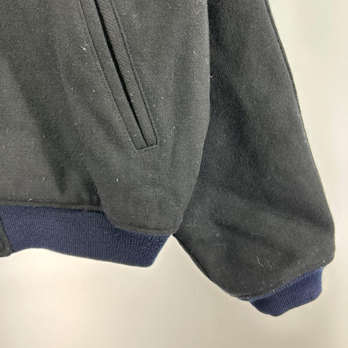 ジャケット 初期 日の丸タグ スタジャン 黒 F ブラック