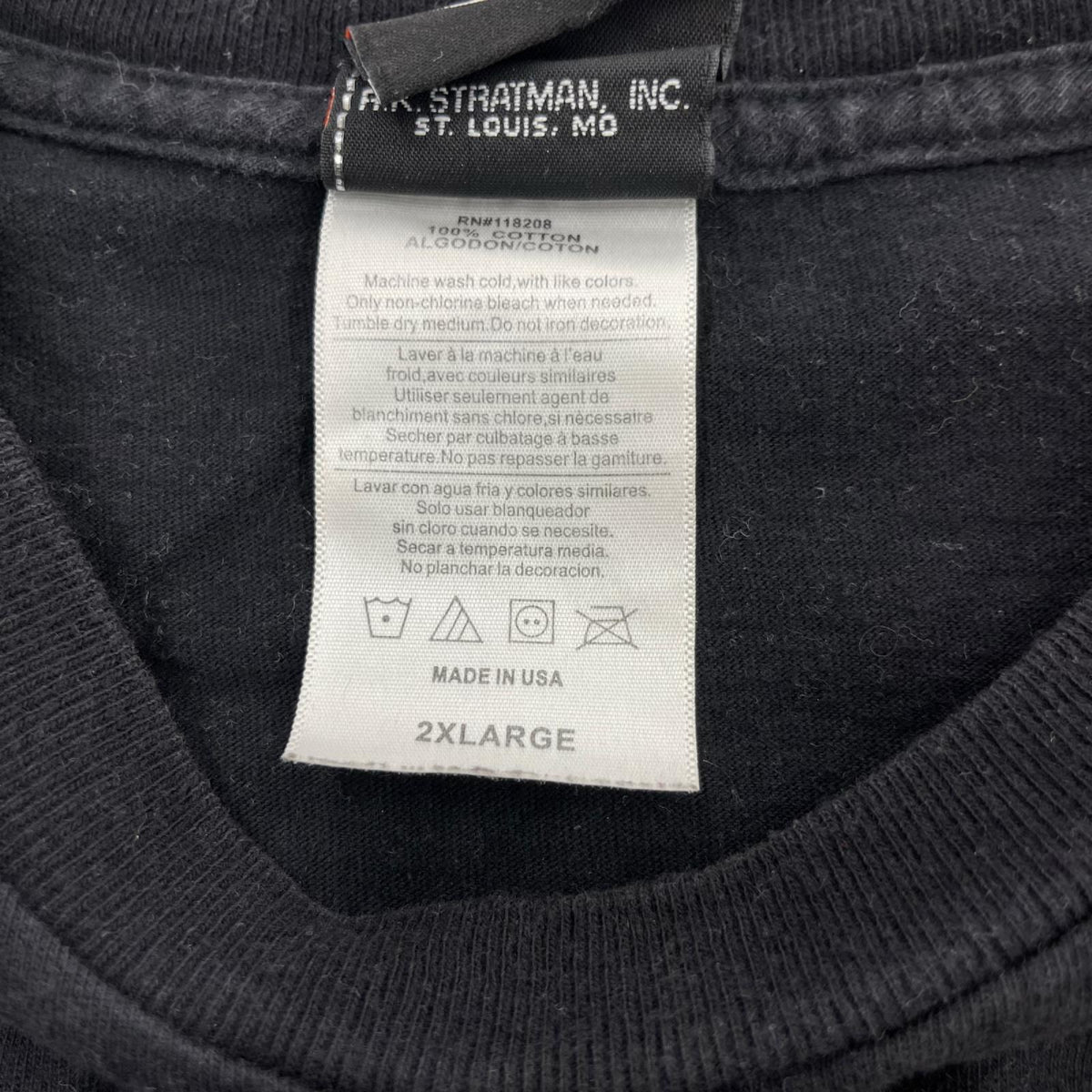 長袖Tシャツ L/Stee スケルトン 2014 2XL ブラック