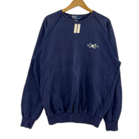 スウェット POLO RALPH LAUREN 90s スウェット 紺 (M) M ネイビー
