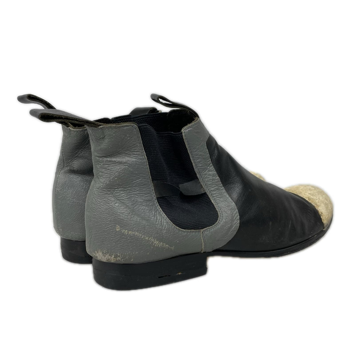ブーツ COMME des GARCONS HOMME PLUS インサイドアウト サイドゴアブーツ ブラック