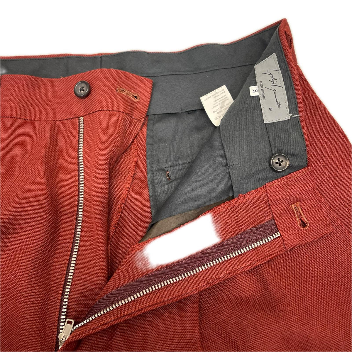 セットアップ 80s Yohji Yamamoto 初期丸タグ セットアップ S ブラウン