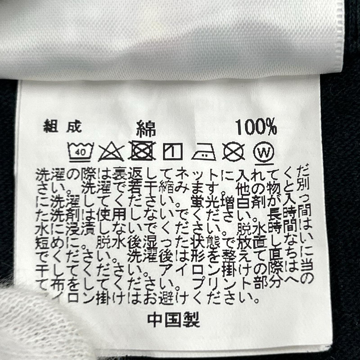 半袖Tシャツ カレッジロゴ Tee L ブラック