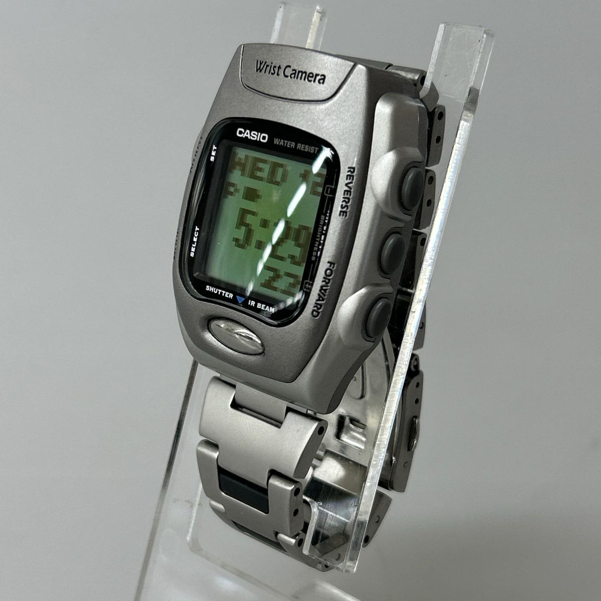 腕時計 CASIO WQV-2 Wrist Camera デジタルウォッチ シルバー