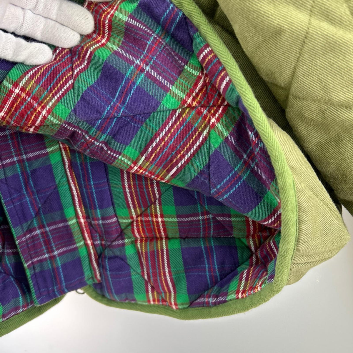 ジャケット Quilted Hooded Reversible Jacket GRN S S