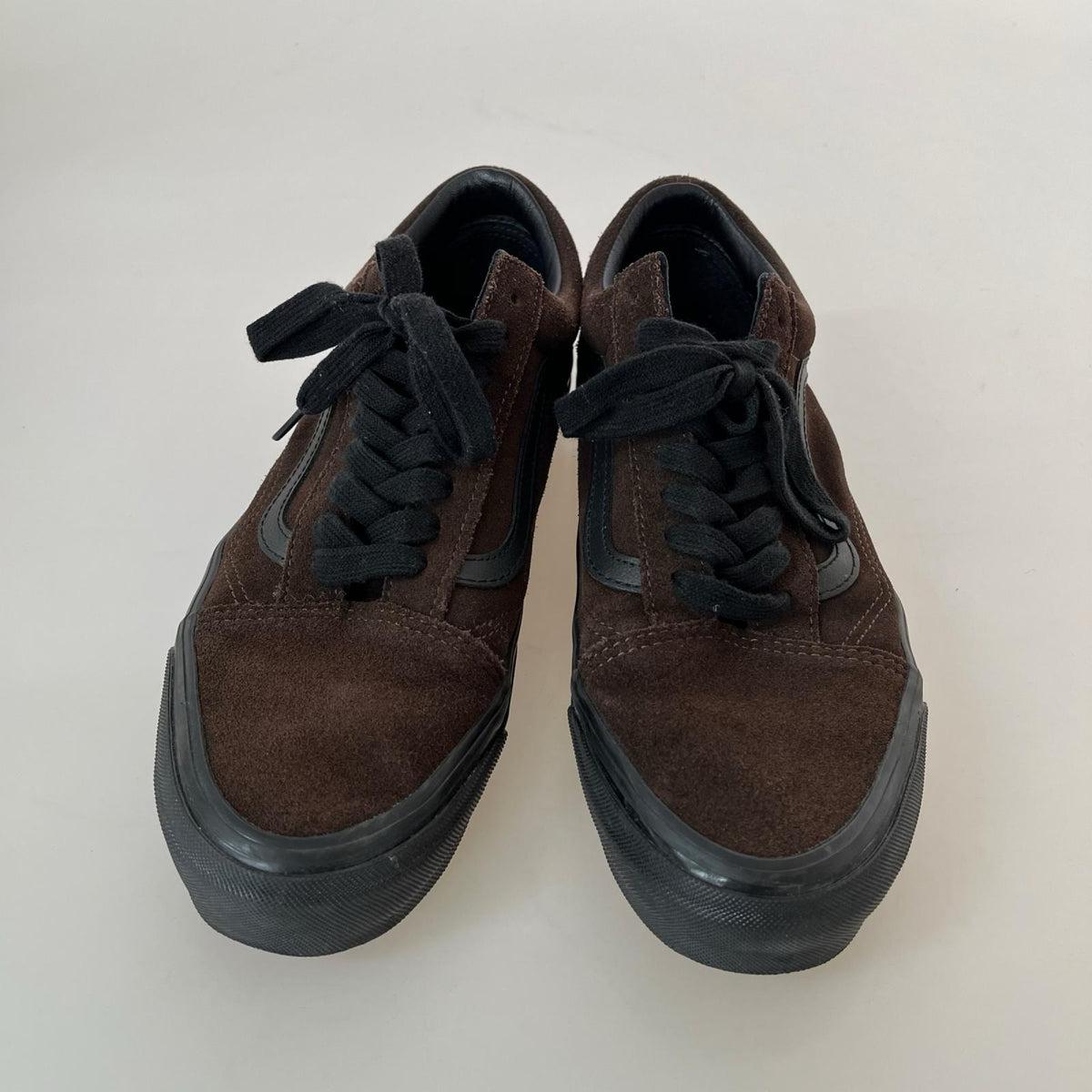 スニーカー OLD SKOOL スウェード 茶黒 (28.0cm) 28cm (US10 UK9 1/2 EU46) ブラウン