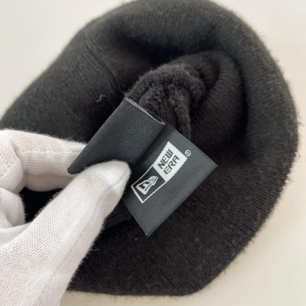 ニットキャップ 22AW/×NEW ERA Box Logo Beanie/ブラック ブラック