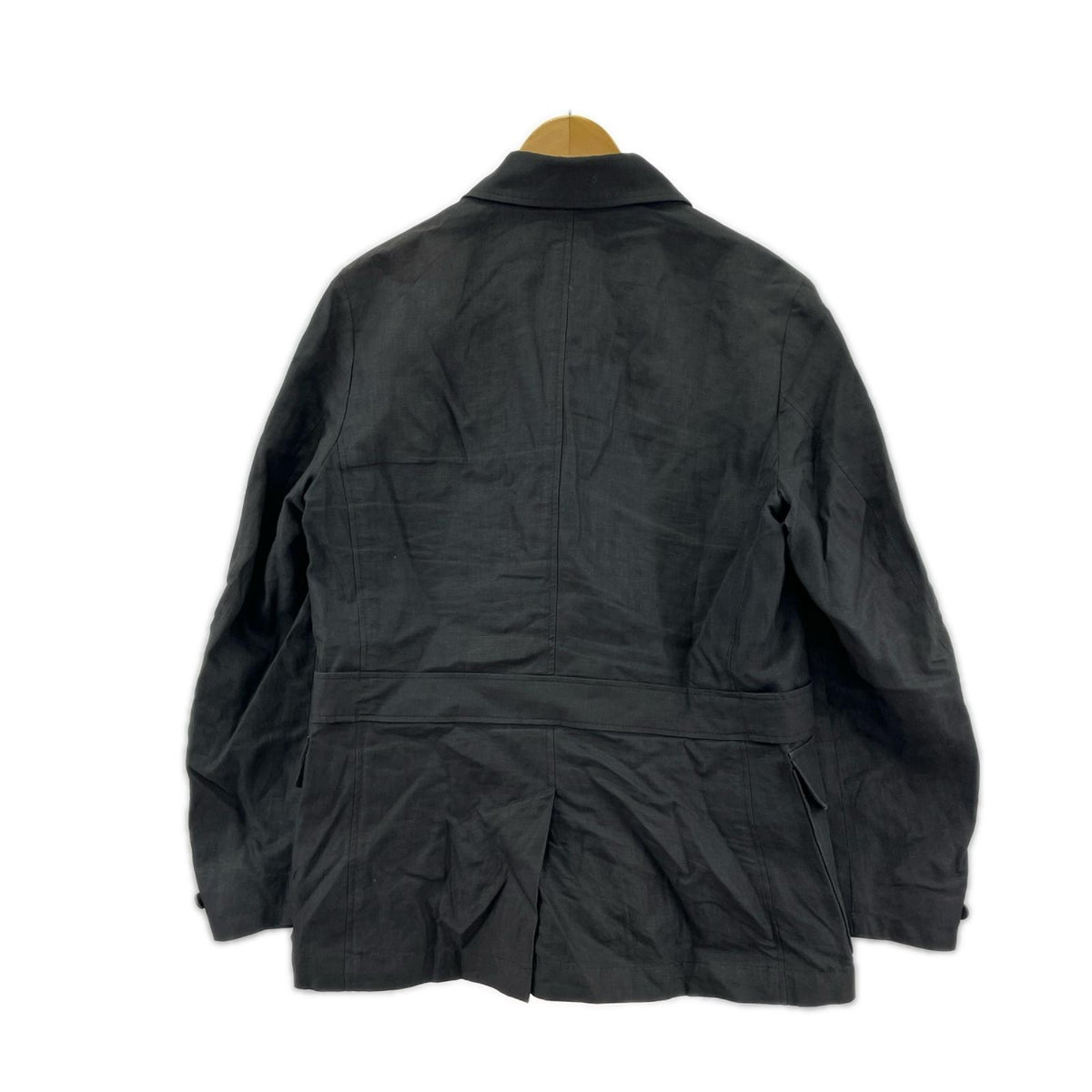 ジャケット CORDINGS/LINEN SAFARI JACKE (38R) ブラック