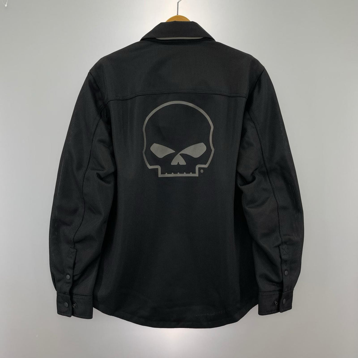 ジャケット Willie G Skull メッシュシャツジャケット(M) M ブラック
