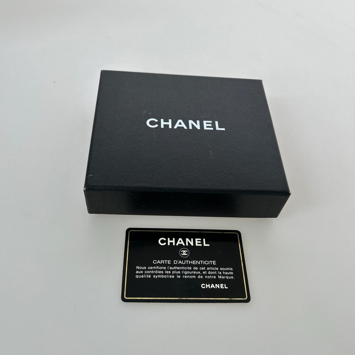CHANEL/キャビアスキン/ココマーク/コンパクトウォレット