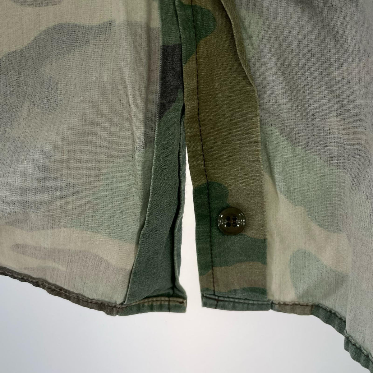長袖シャツ 90s OLD STUSSY OUTDOOR 長袖迷彩シャツ-M M