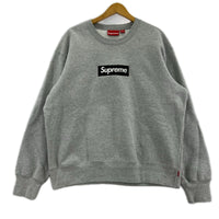 スウェット Supreme 22AW Box Logo Crewneck S グレー