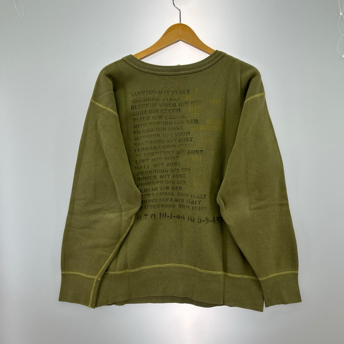 スウェット 15THステンシルロゴ GRN (L) L グリーン