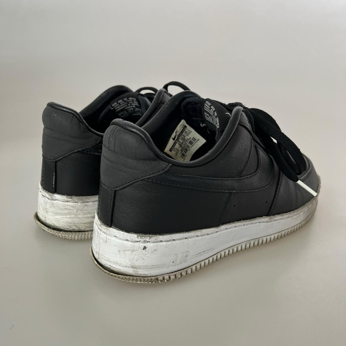 スニーカー AIR FORCE 1 LOW ブラック (25.5) 25.5cm (US7 1/2 UK7 EU41) ブラック