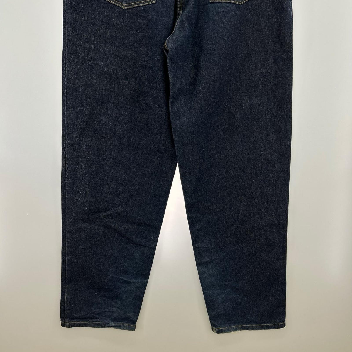 デニムパンツ 90-00s CLASSIC DUNGAREE BRAND ワイド W36 36 ネイビー