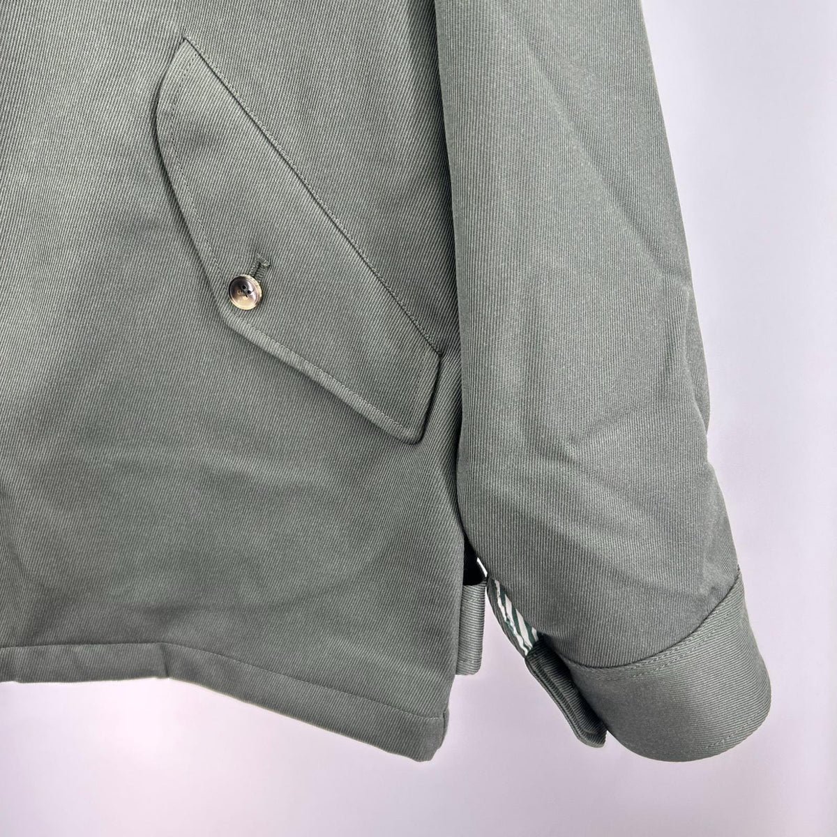 ブルゾン Whiteley&Green BIRKBY ウールキャバリー 緑 (38) 38 グリーン