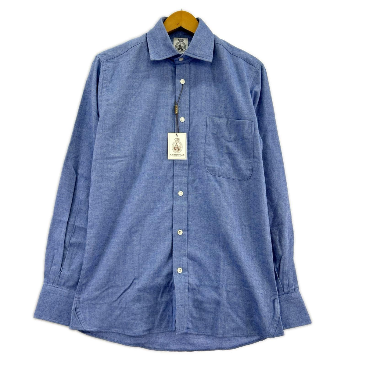 長袖シャツ ROYAL BRUSHED スカイブルー 青 (14H) ブルー