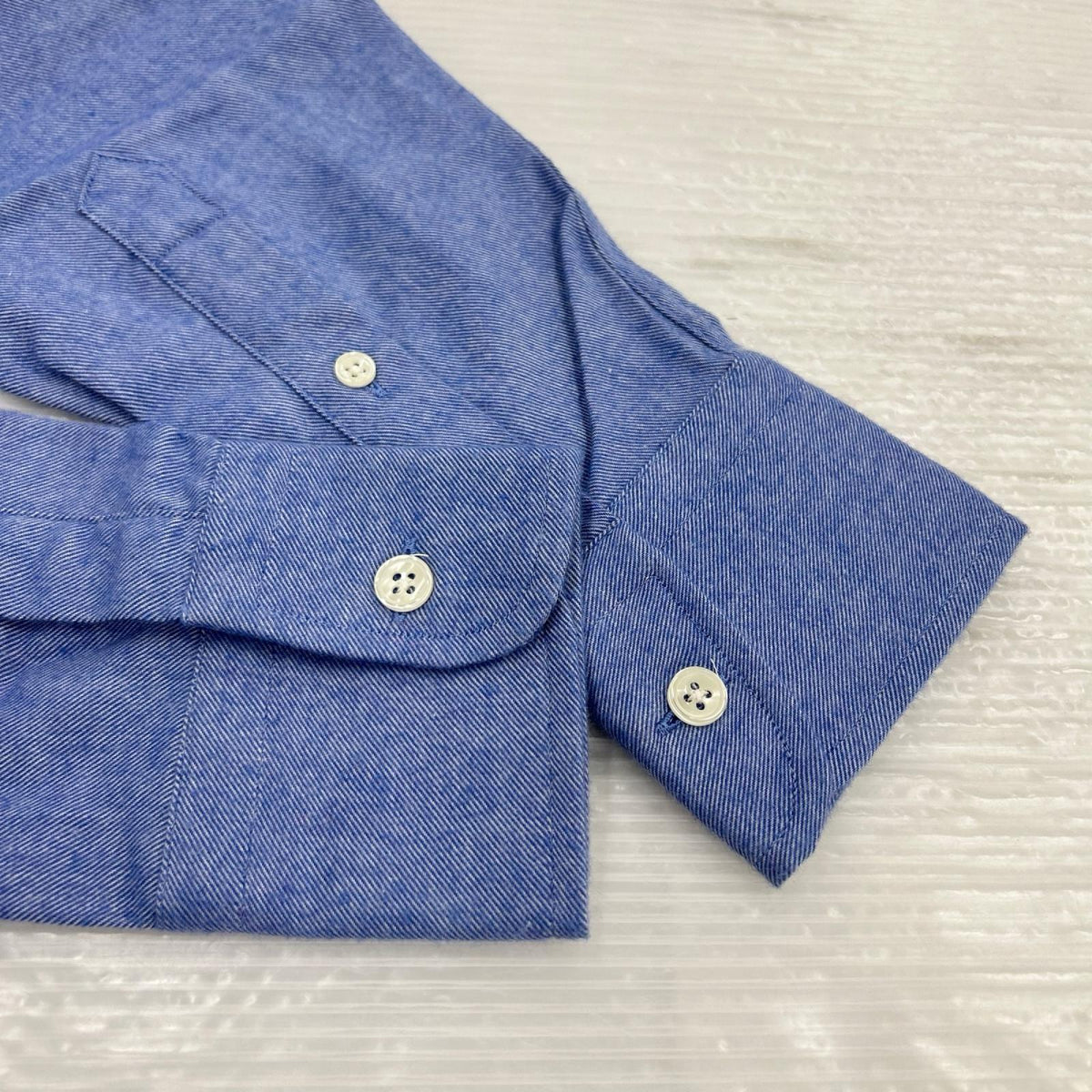 長袖シャツ ROYAL BRUSHED スカイブルー 青 (14H) ブルー