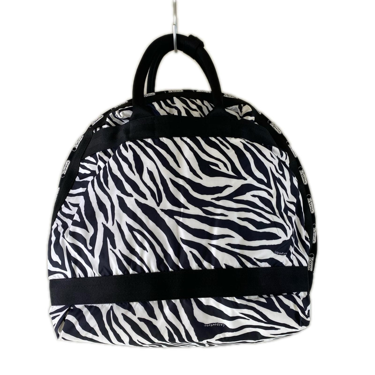 リュック・デイパック LeSportsac 2WAYバッグ ゼブラ柄 ホワイト