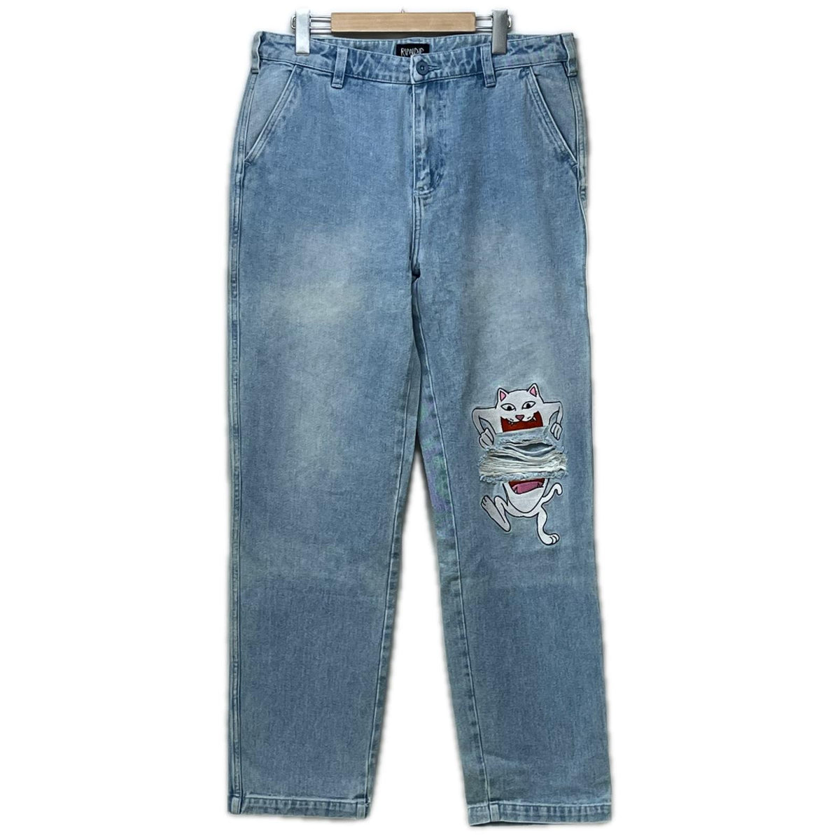 デニムパンツ RIP N DIP Peace No Love ダメージデニムパンツ 36 36