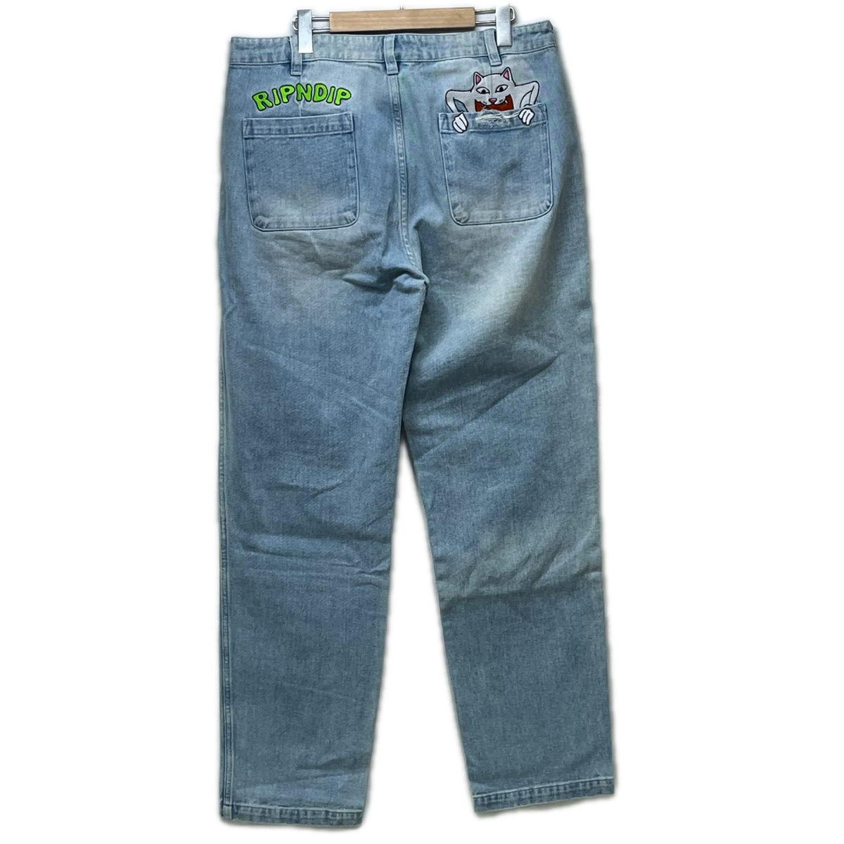 デニムパンツ RIP N DIP Peace No Love ダメージデニムパンツ 36 36