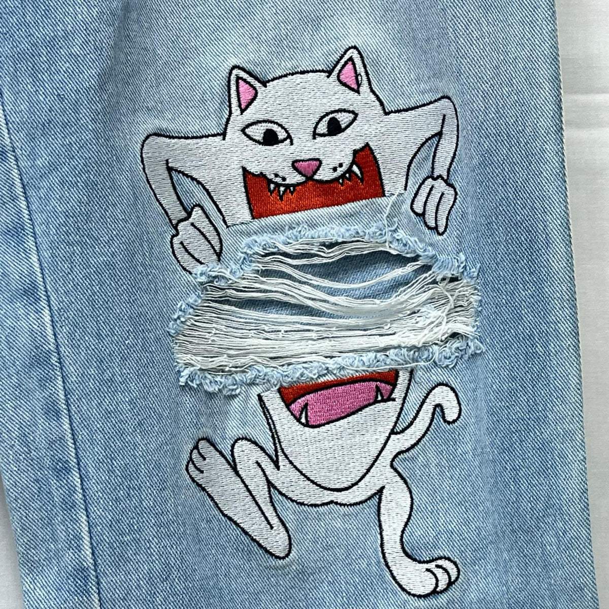 デニムパンツ RIP N DIP Peace No Love ダメージデニムパンツ 36 36
