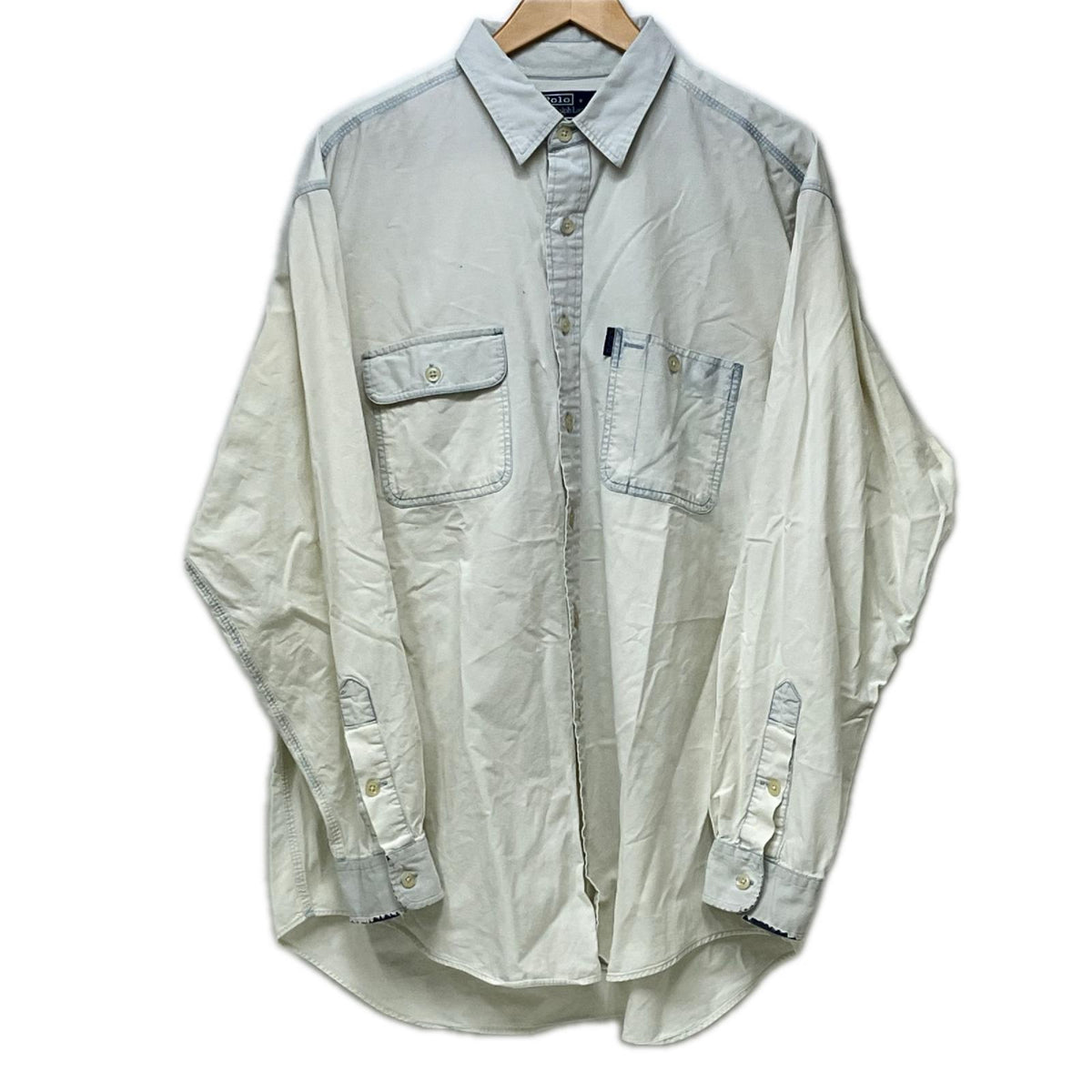 長袖シャツ POLO RALPH LAUREN DUNGAREE WORKSHIRT ダンガリーシャツ XL LL