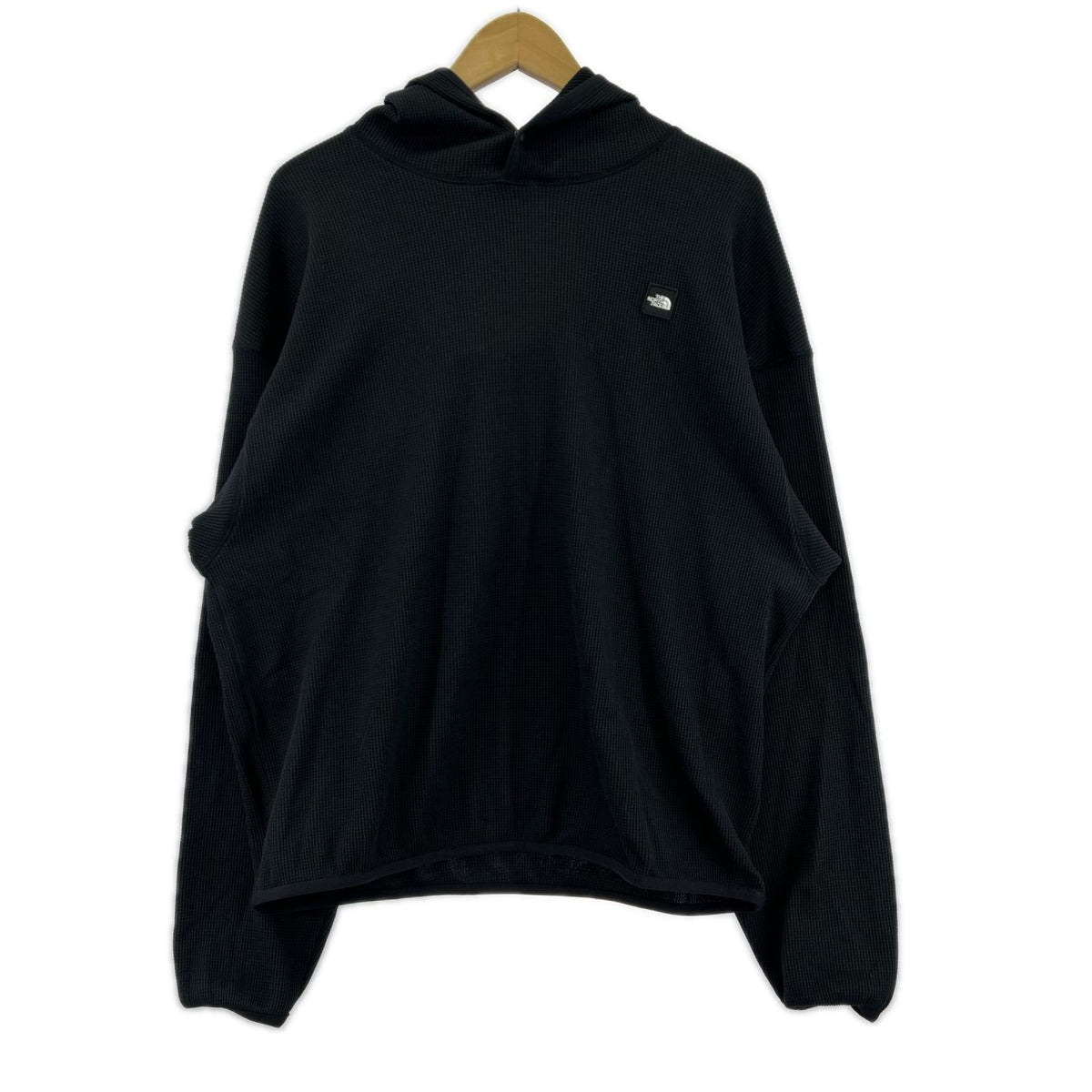 パーカー WAFFLE HOOD PULLOVER BLK M M ブラック