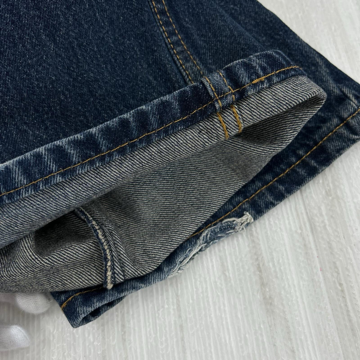 デニムパンツ 578 バギーデニム W32 L32 32 ブルー