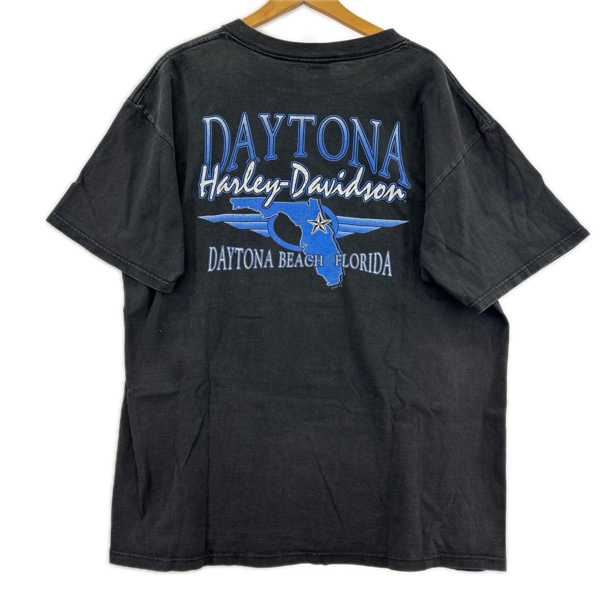 半袖Tシャツ 90s USA製 DAYTONA BIKE WEEK 1999 黒 (XL) ブラック