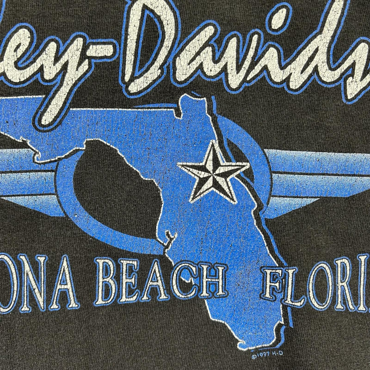 半袖Tシャツ 90s USA製 DAYTONA BIKE WEEK 1999 黒 (XL) ブラック