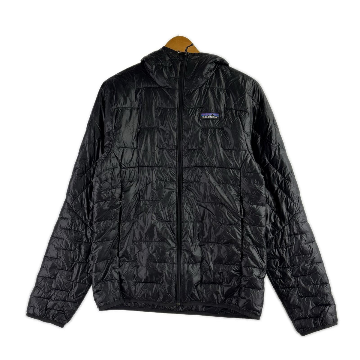 ダウンジャケット patagonia 18年 Micro Puff Hoody 84030SP18 黒 (XS) ブラック