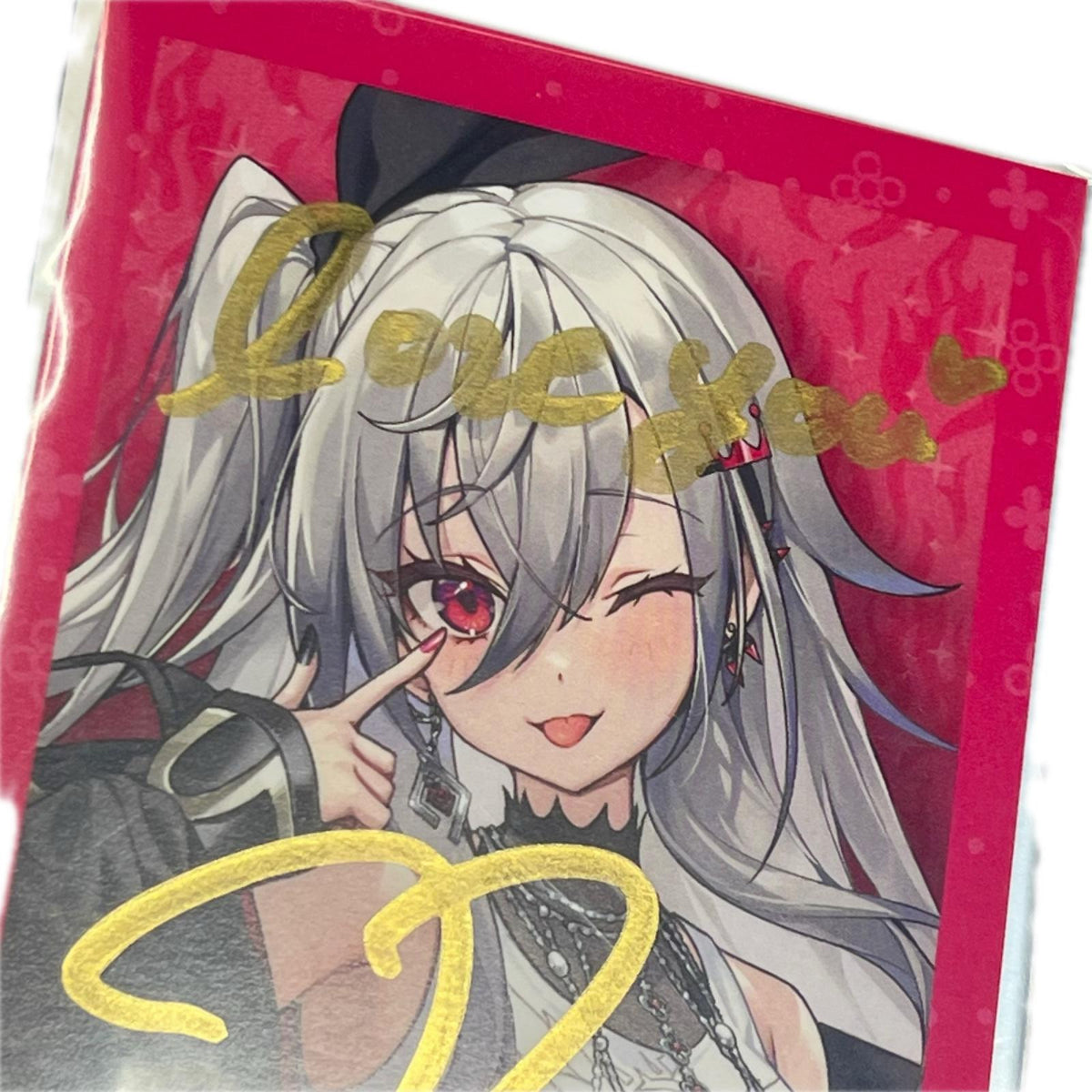 ホロライブ 響咲リオナ チェキ風ブロマイドカード 誕生日記念2025 Vtuber ホロライブ フィギュア/グッズ