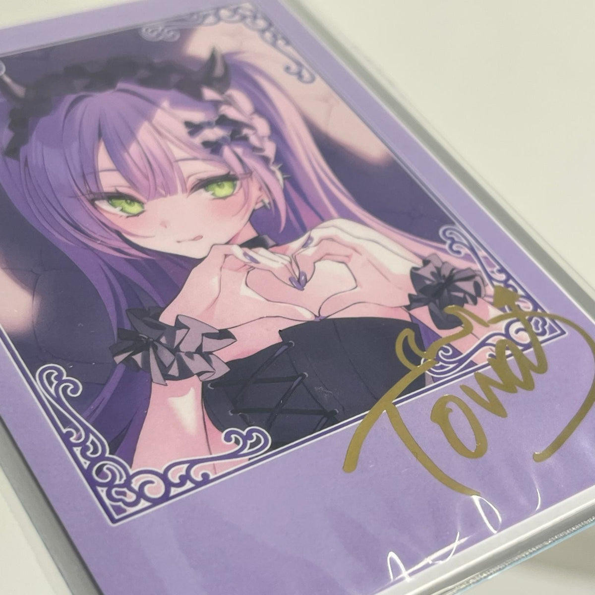 ホロライブ 常闇トワ チェキ風ブロマイドカード 誕生日記念2025 Vtuber ホロライブ フィギュア/グッズ