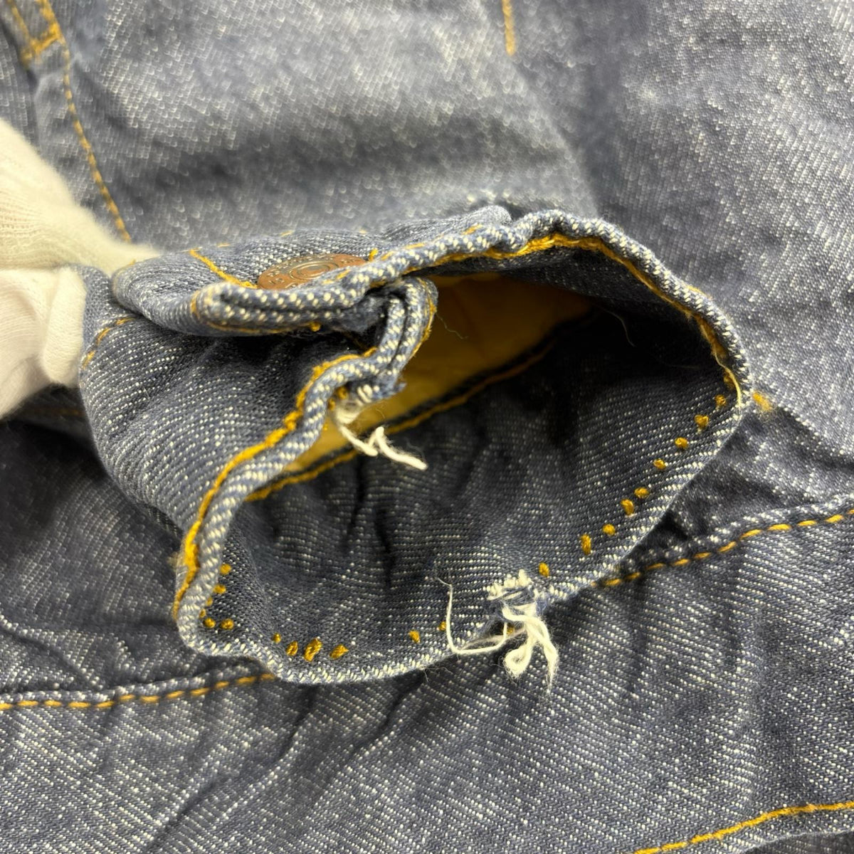 デニムジャケット sears roebucks 内ボアデニムジャケット ブルー
