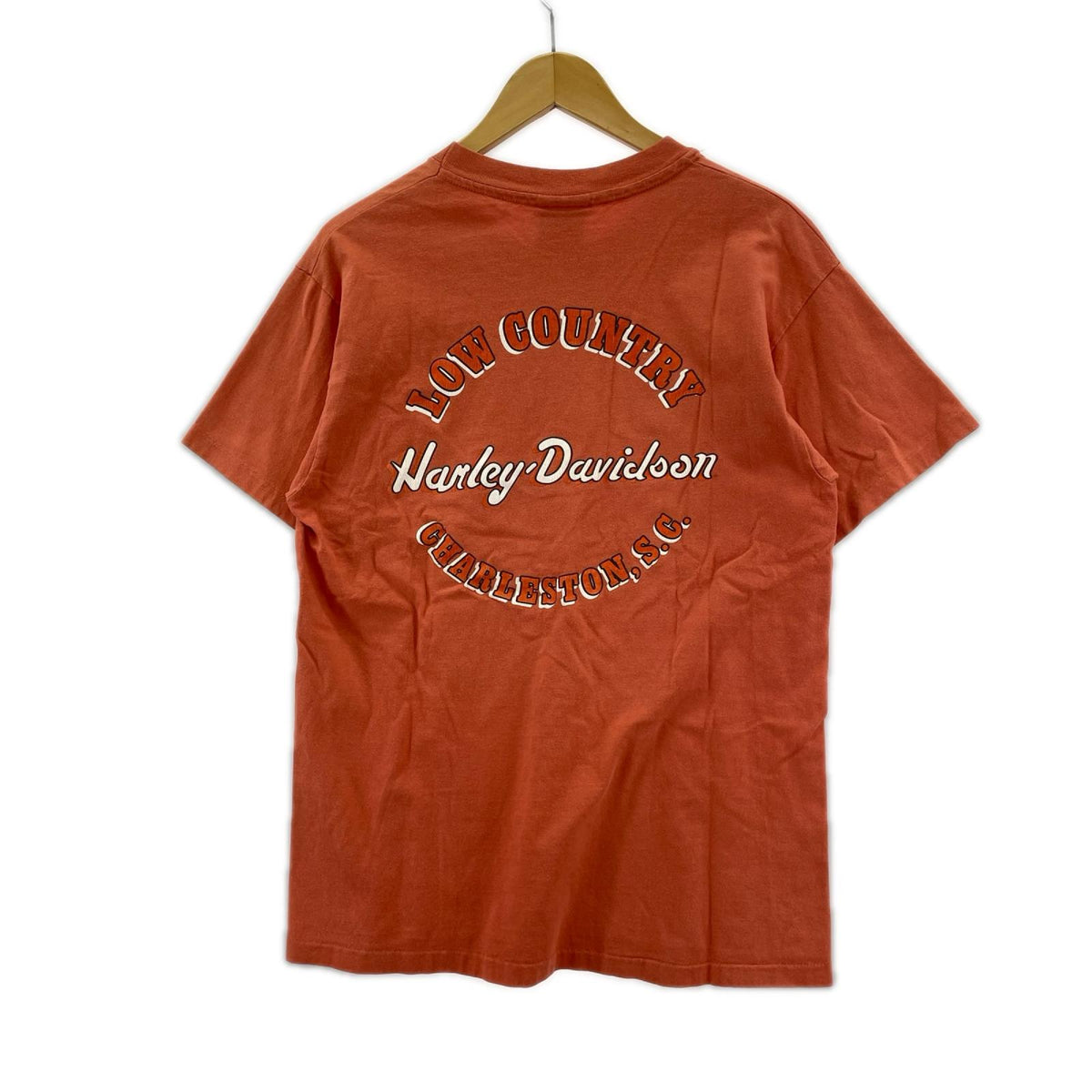 半袖Tシャツ USA製 Low Country Charleston Tee M オレンジ