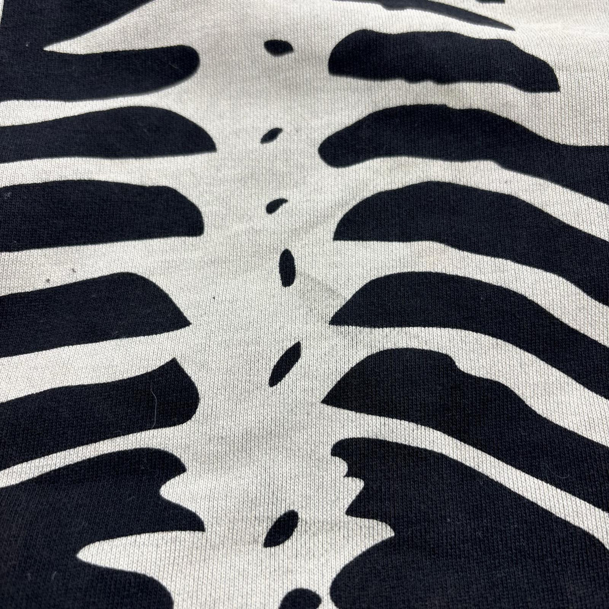 ジャケット VANSON スケルトンコットンジャケット 黒 (XL) ブラック