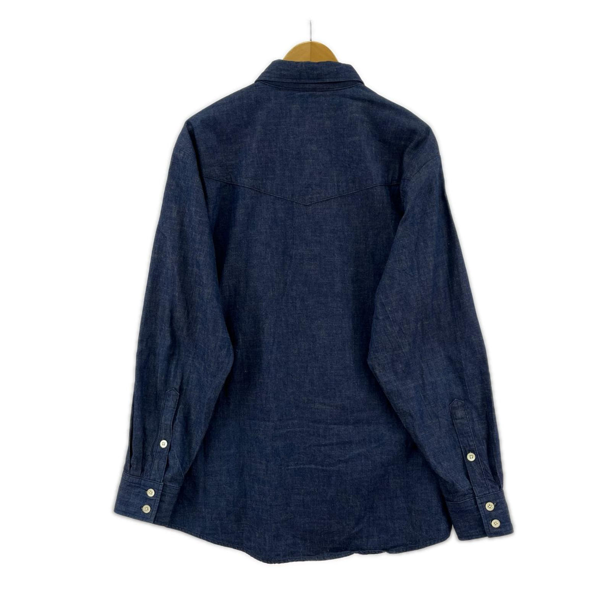 長袖シャツ WTAPS 18SS BD LS SHIRT COTTON DENIM 3 インディゴ 3 ネイビー