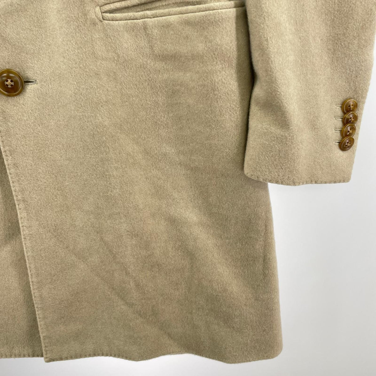 その他アウター LARDINI カシミヤ チェスターコート 44 ベージュ