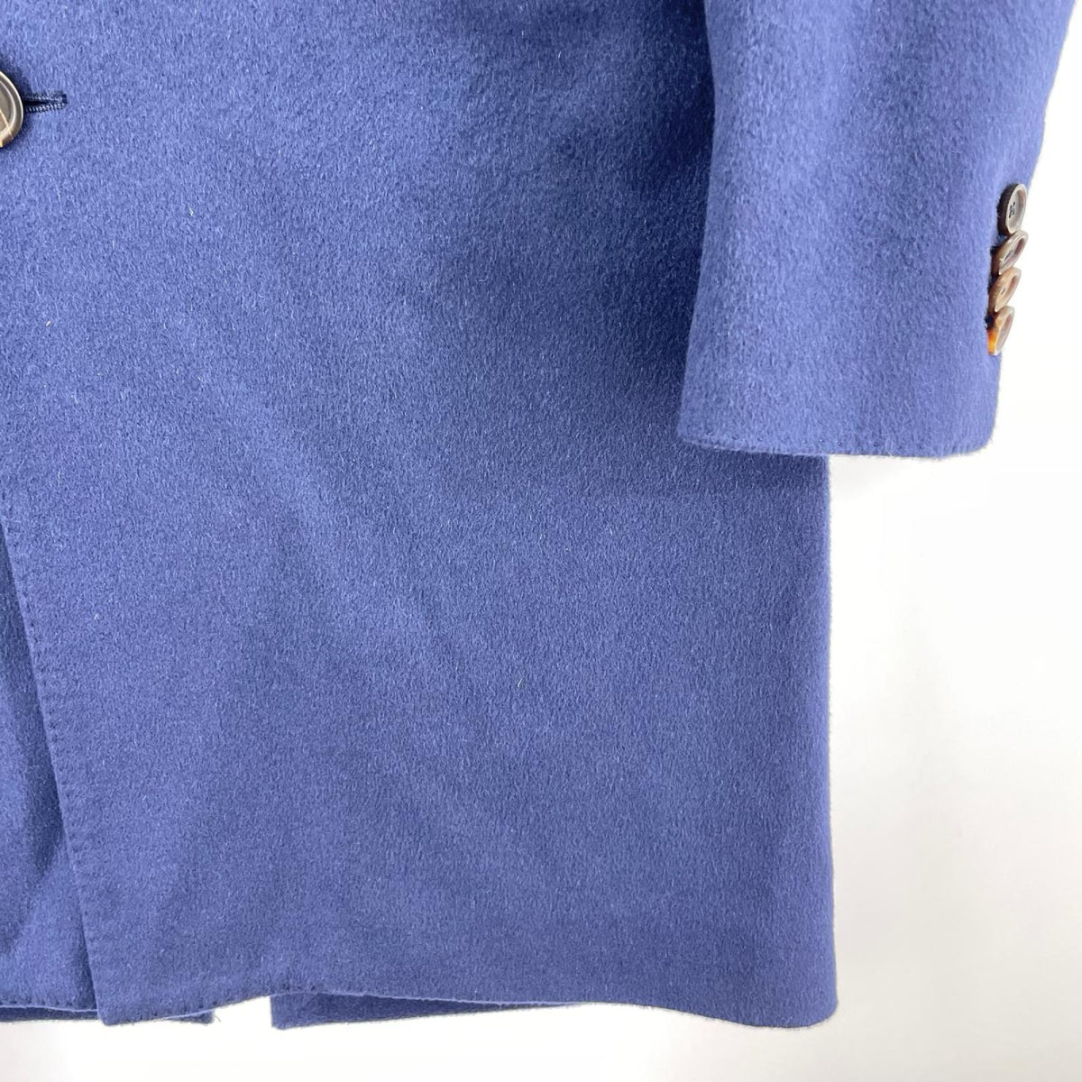その他アウター LARDINI カシミヤ チェスターコート 44 ネイビー