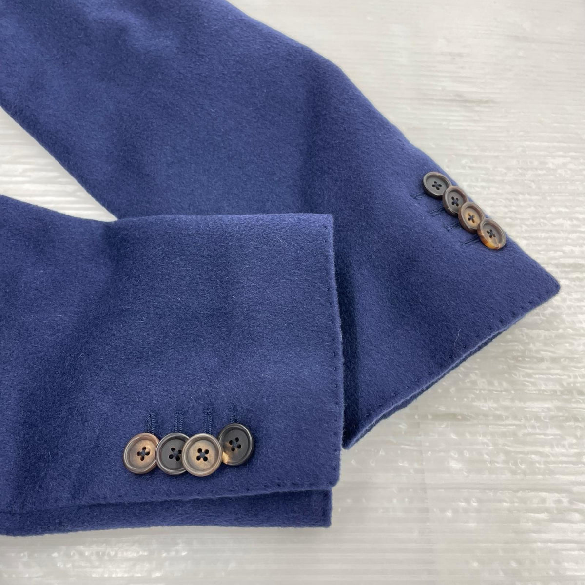 その他アウター LARDINI カシミヤ チェスターコート 44 ネイビー