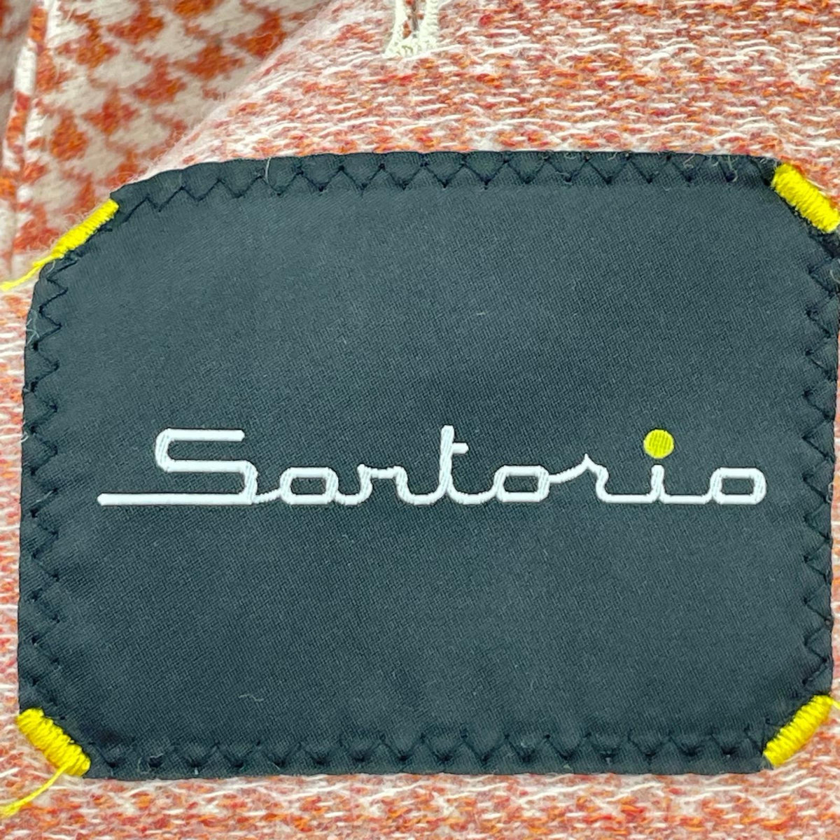 テーラードジャケット SARTORIO 千鳥柄 テーラードジャケット 44 ピンク