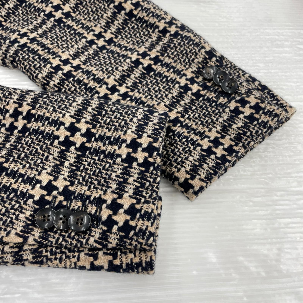 テーラードジャケット LARDINI チェック テーラードジャケット 42