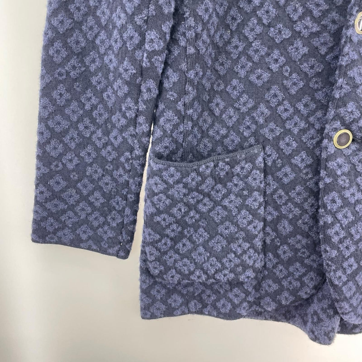 テーラードジャケット LARDINI ウールテーラードジャケット ネイビー