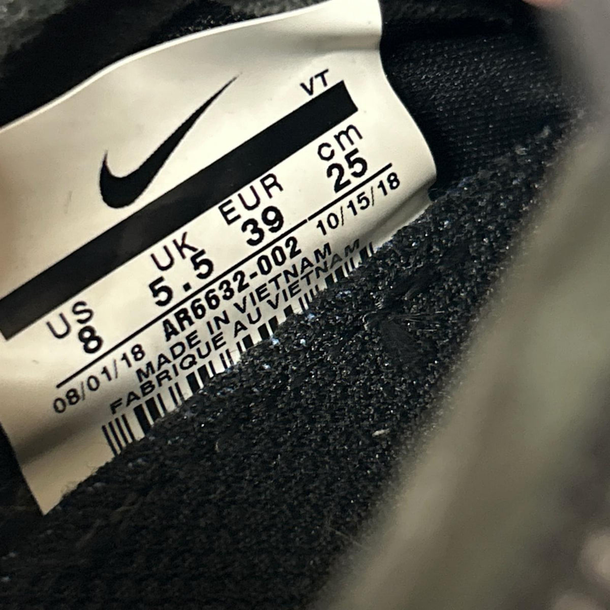 スニーカー Women's Air Vapormax 2019 25cm 25cm (US7 UK6 1/2 EU40) ブラック
